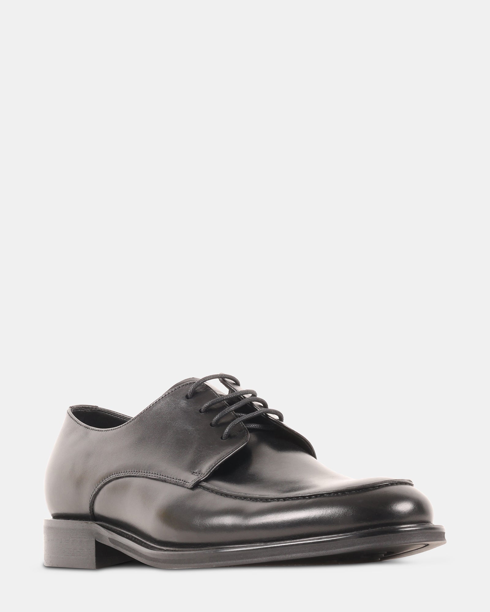 PELICANE BLACK LEATHER - Men's Shoes - Steve Madden Canada