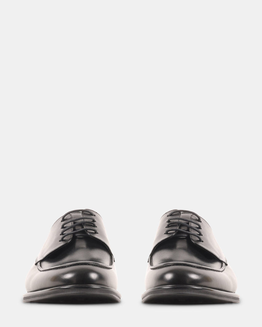 PELICANE BLACK LEATHER - Men's Shoes - Steve Madden Canada