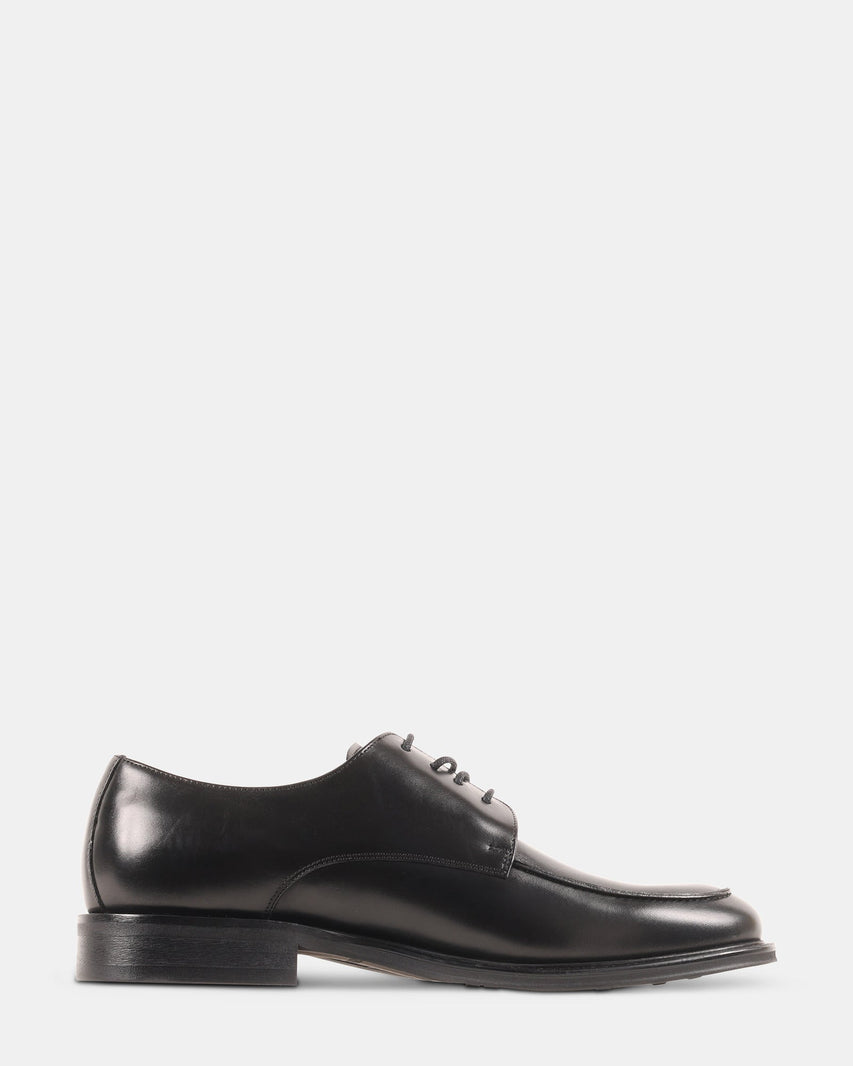 PELICANE BLACK LEATHER - Men's Shoes - Steve Madden Canada