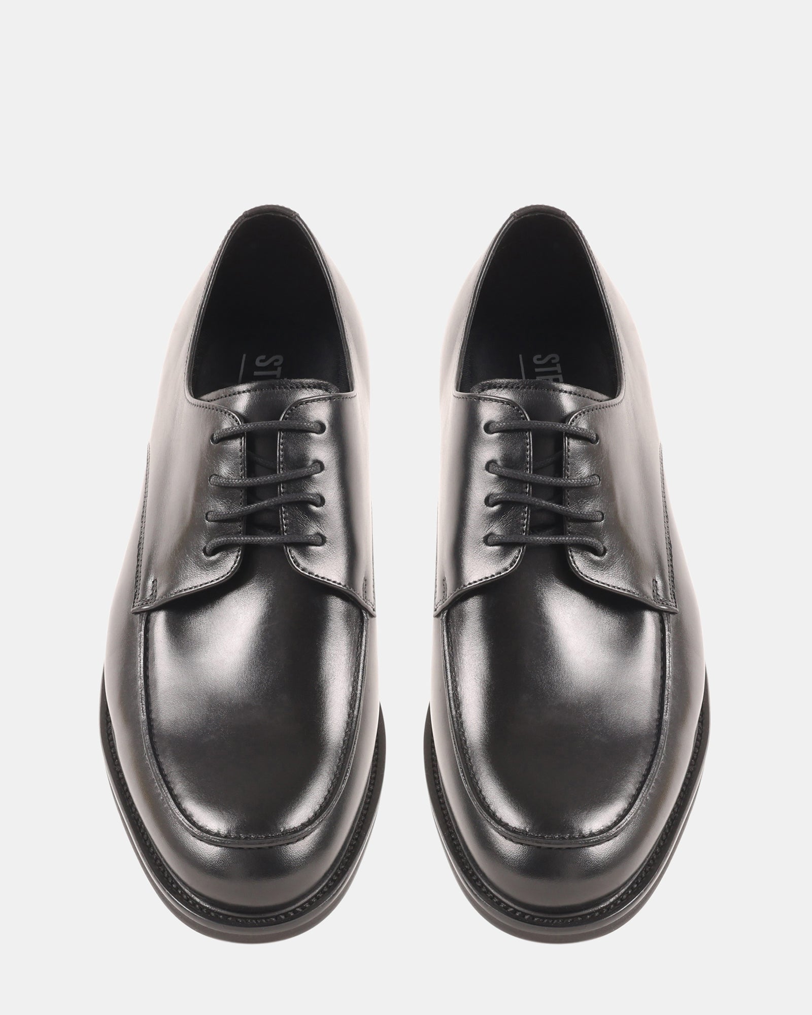 PELICANE BLACK LEATHER - Men's Shoes - Steve Madden Canada