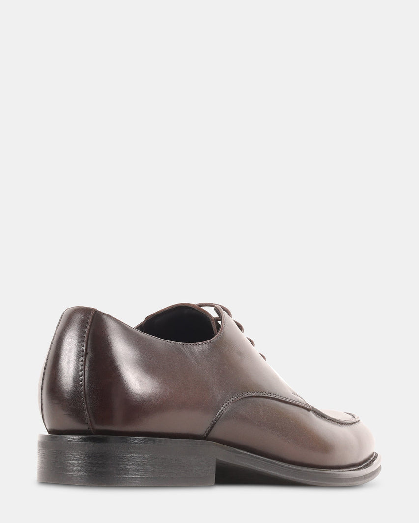 PELICANE BROWN LEATHER - Men's Shoes - Steve Madden Canada