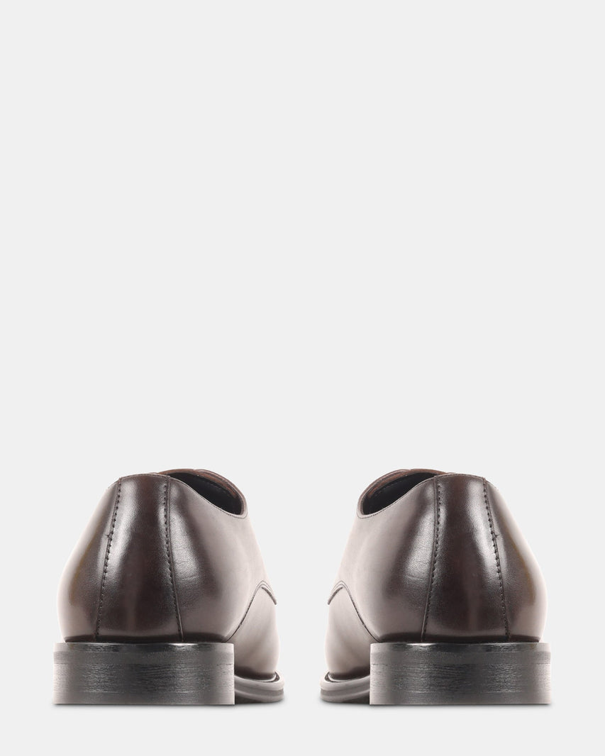 PELICANE BROWN LEATHER - Men's Shoes - Steve Madden Canada