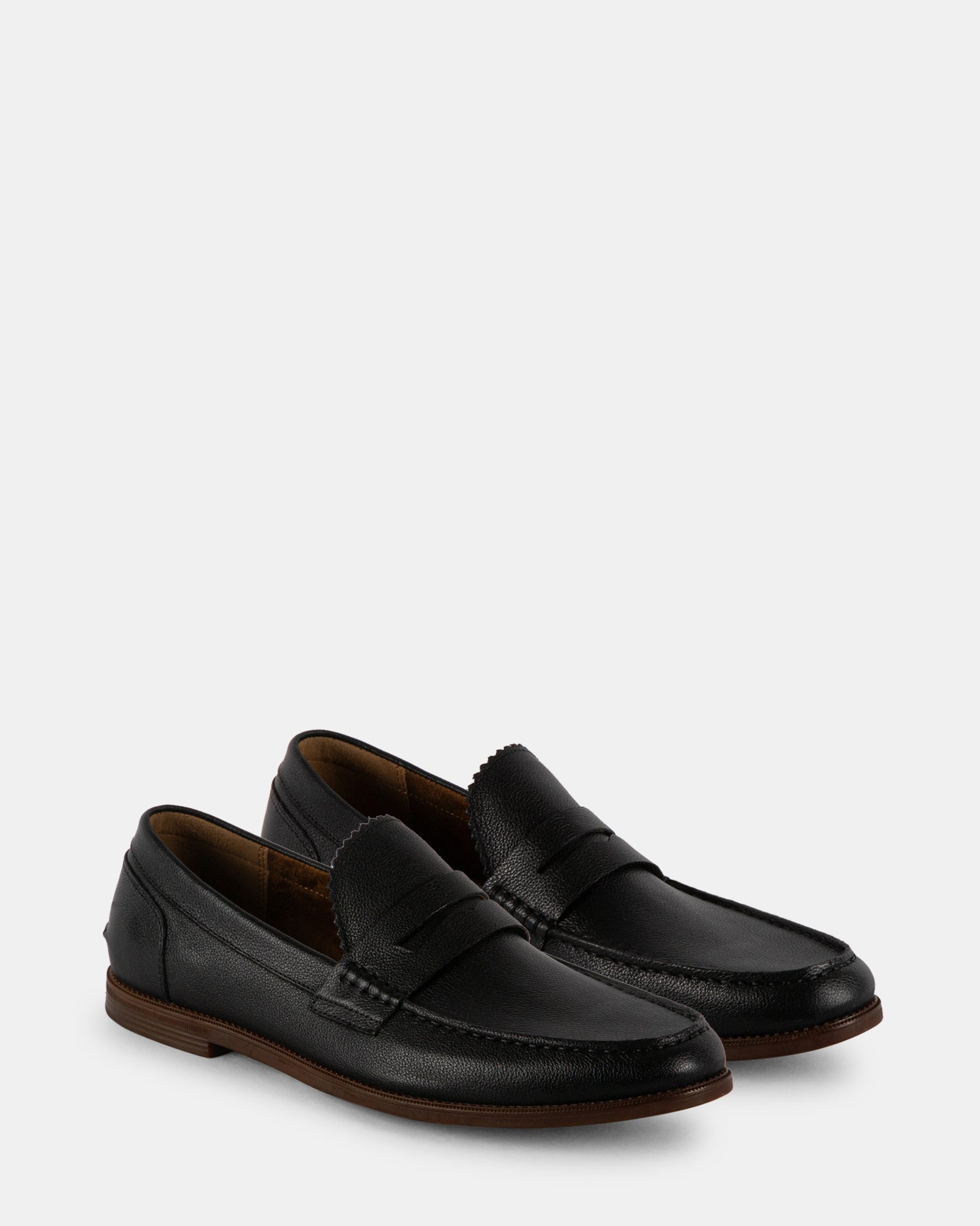 RAMSEE-L BLACK LEATHER - Men's Shoes - Steve Madden Canada
