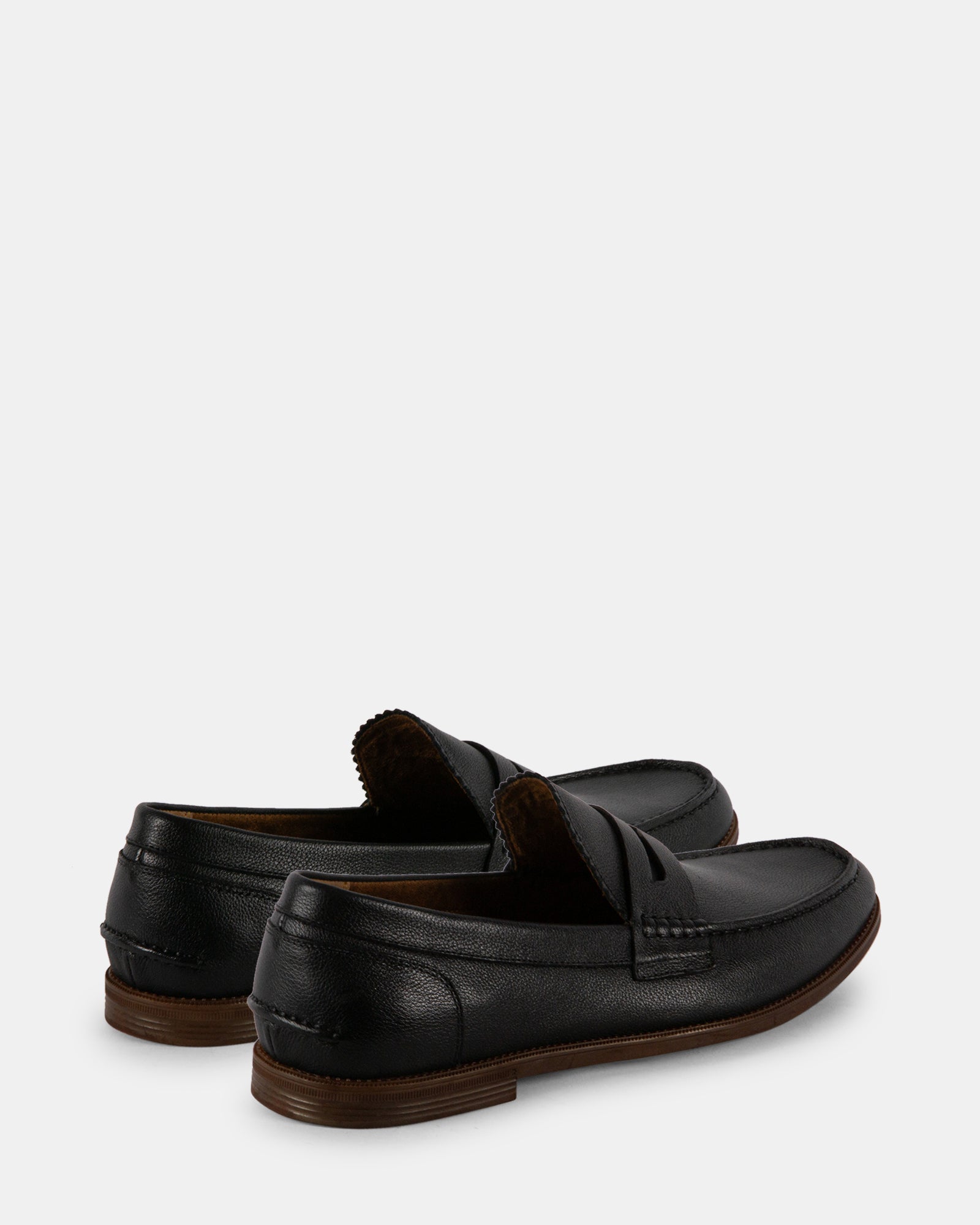 RAMSEE-L BLACK LEATHER - Men's Shoes - Steve Madden Canada