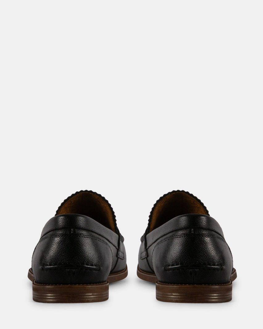 RAMSEE-L BLACK LEATHER - Men's Shoes - Steve Madden Canada