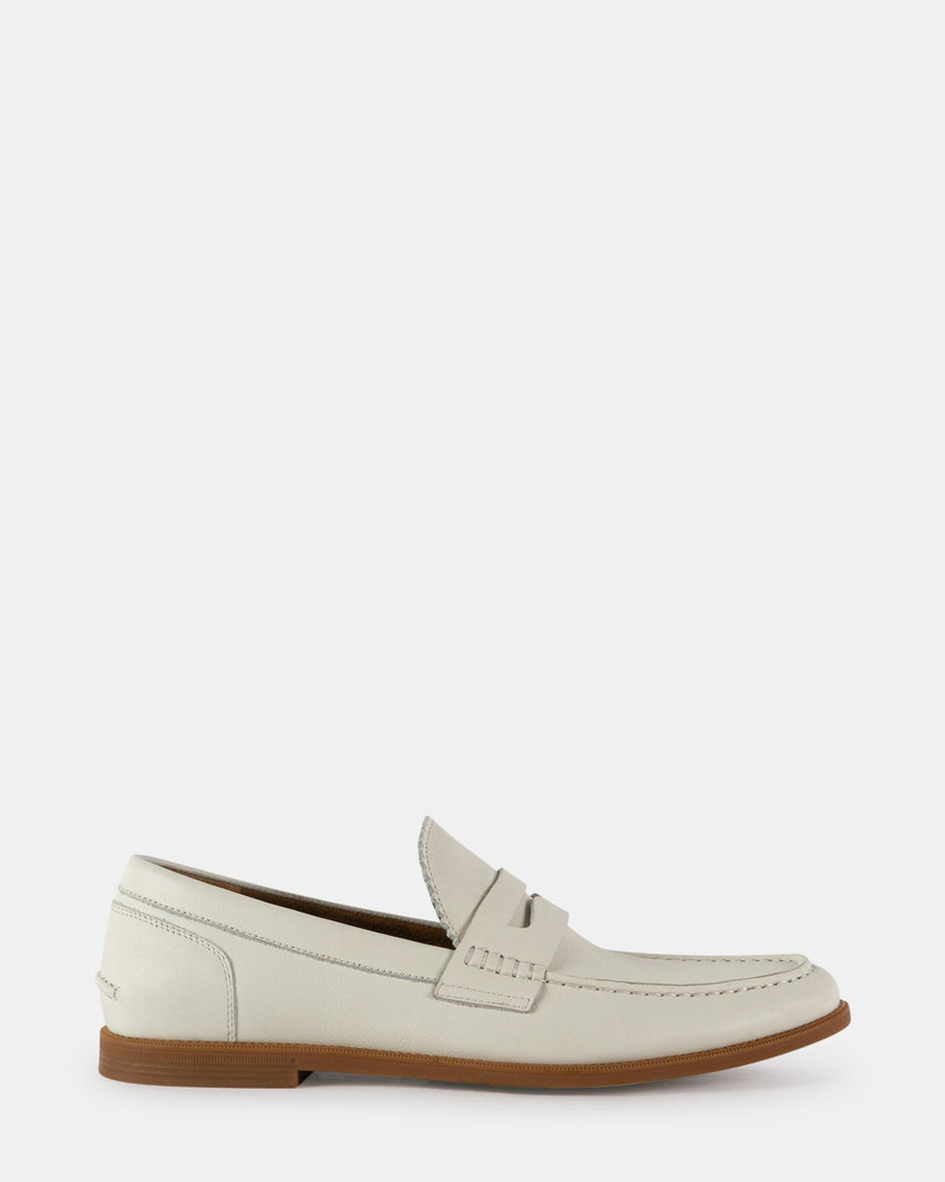 RAMSEE-L WHITE LEATHER - Men's Shoes - Steve Madden Canada