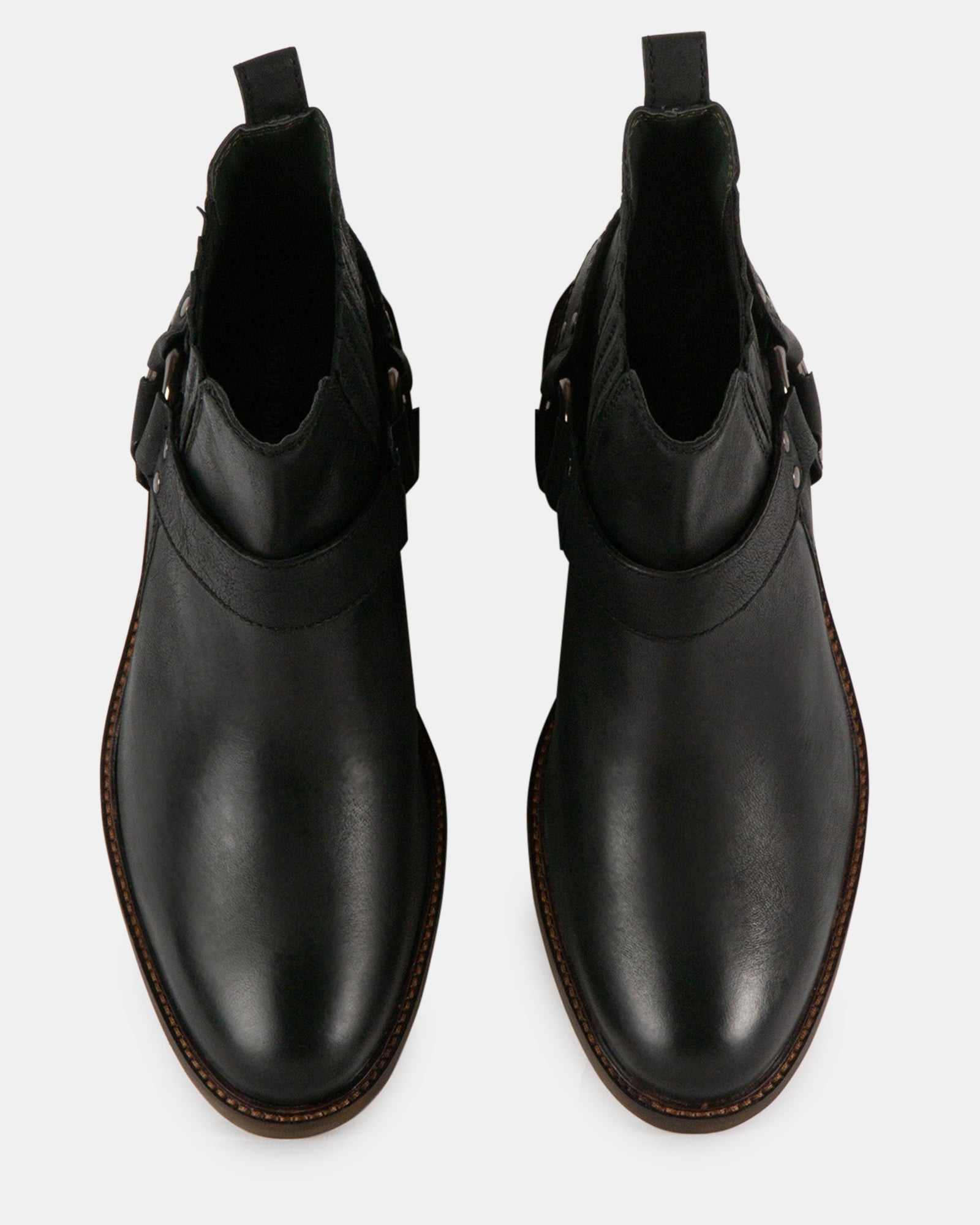 RANCHO BLACK LEATHER - Men's Shoes - Steve Madden Canada