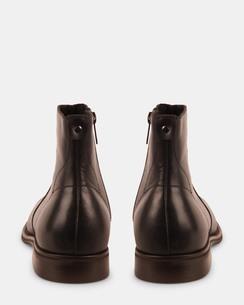 REED BLACK LEATHER - Men's Shoes - Steve Madden Canada
