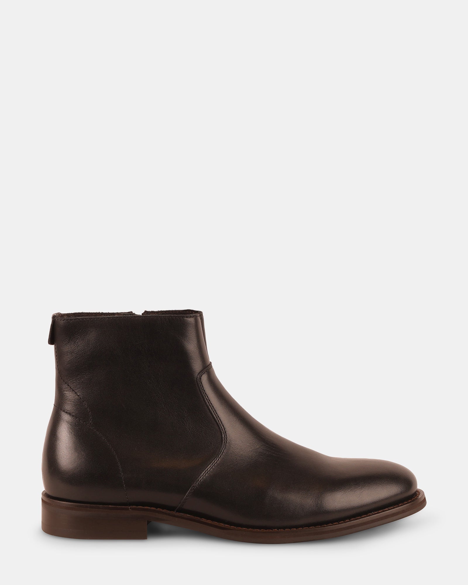 REED BLACK LEATHER - Men's Shoes - Steve Madden Canada