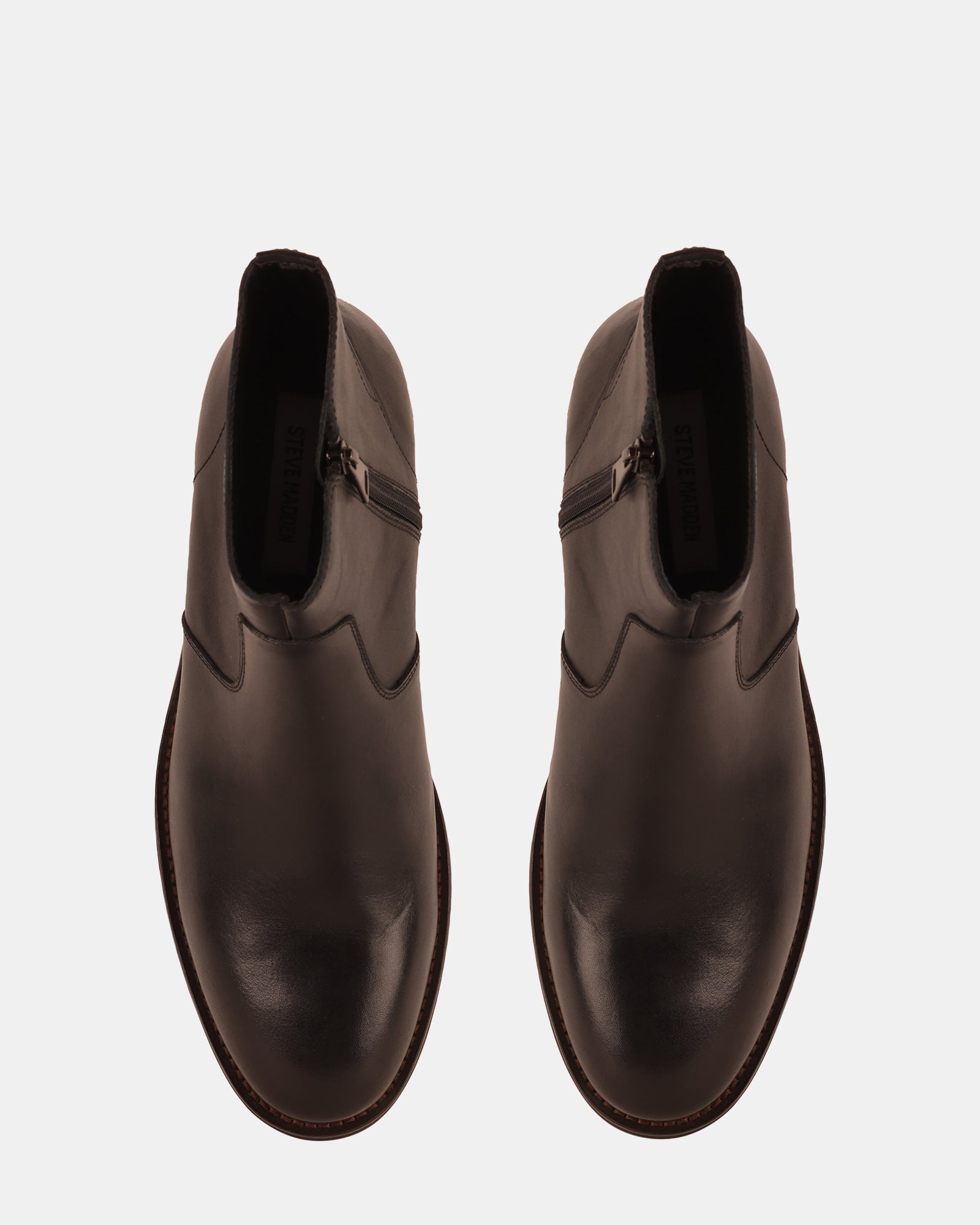 REED BLACK LEATHER - Men's Shoes - Steve Madden Canada