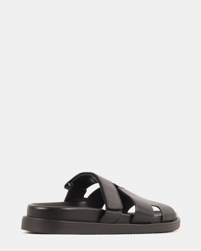 RENATO BLACK LEATHER - Men's Shoes - Steve Madden Canada