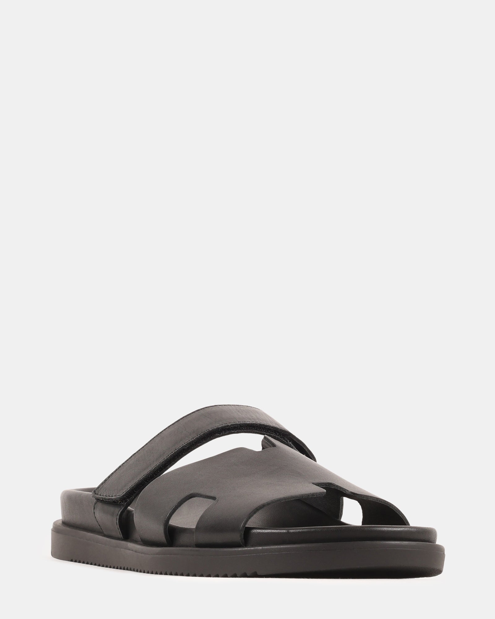 RENATO BLACK LEATHER - Men's Shoes - Steve Madden Canada