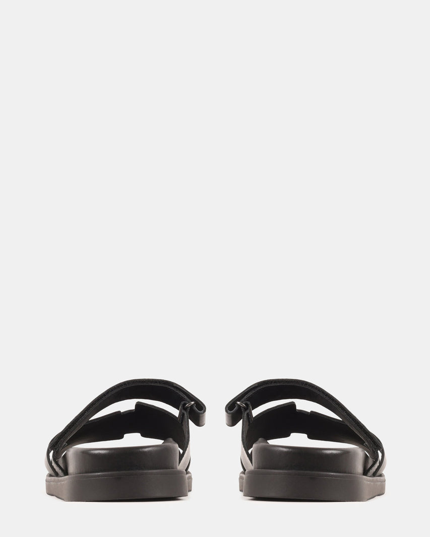 RENATO BLACK LEATHER - Men's Shoes - Steve Madden Canada