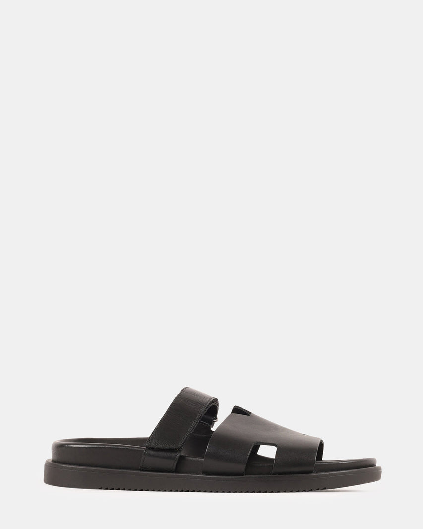 RENATO BLACK LEATHER - Men's Shoes - Steve Madden Canada