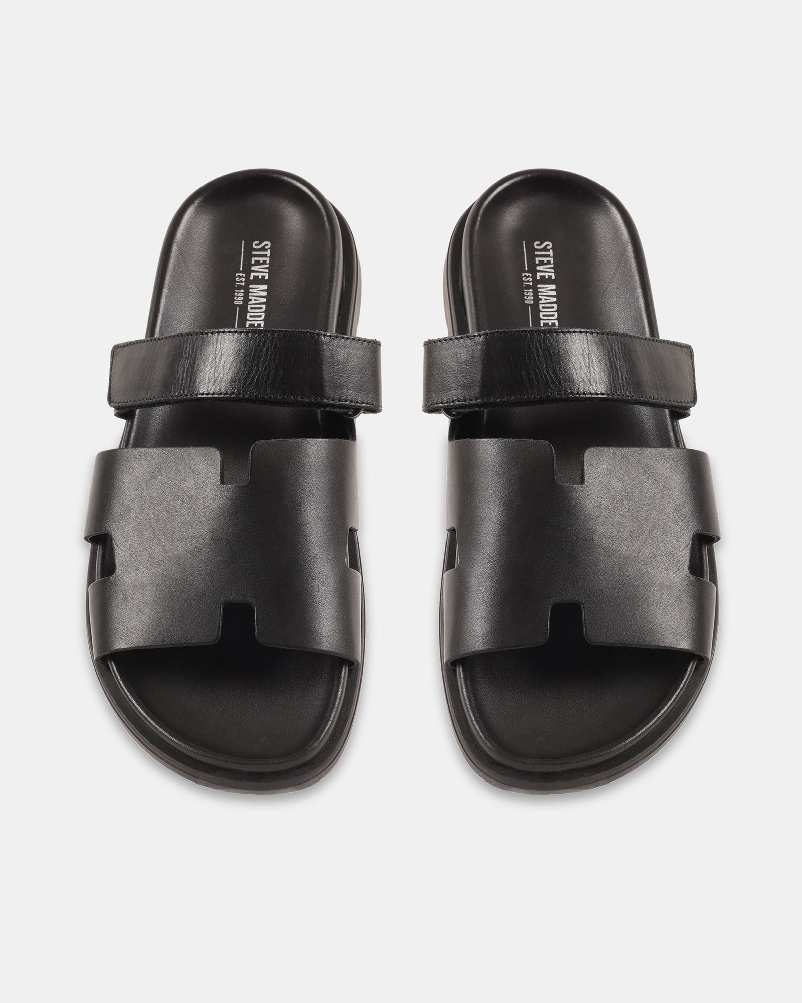 RENATO BLACK LEATHER - Men's Shoes - Steve Madden Canada