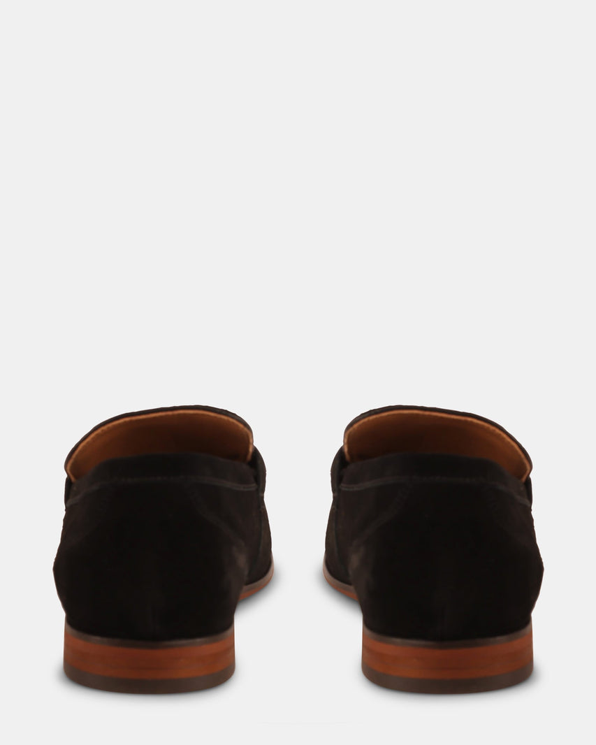RICKTER BLACK SUEDE - Men's Shoes - Steve Madden Canada