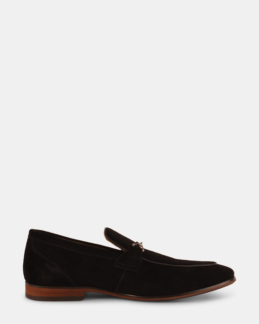 RICKTER BLACK SUEDE - Men's Shoes - Steve Madden Canada