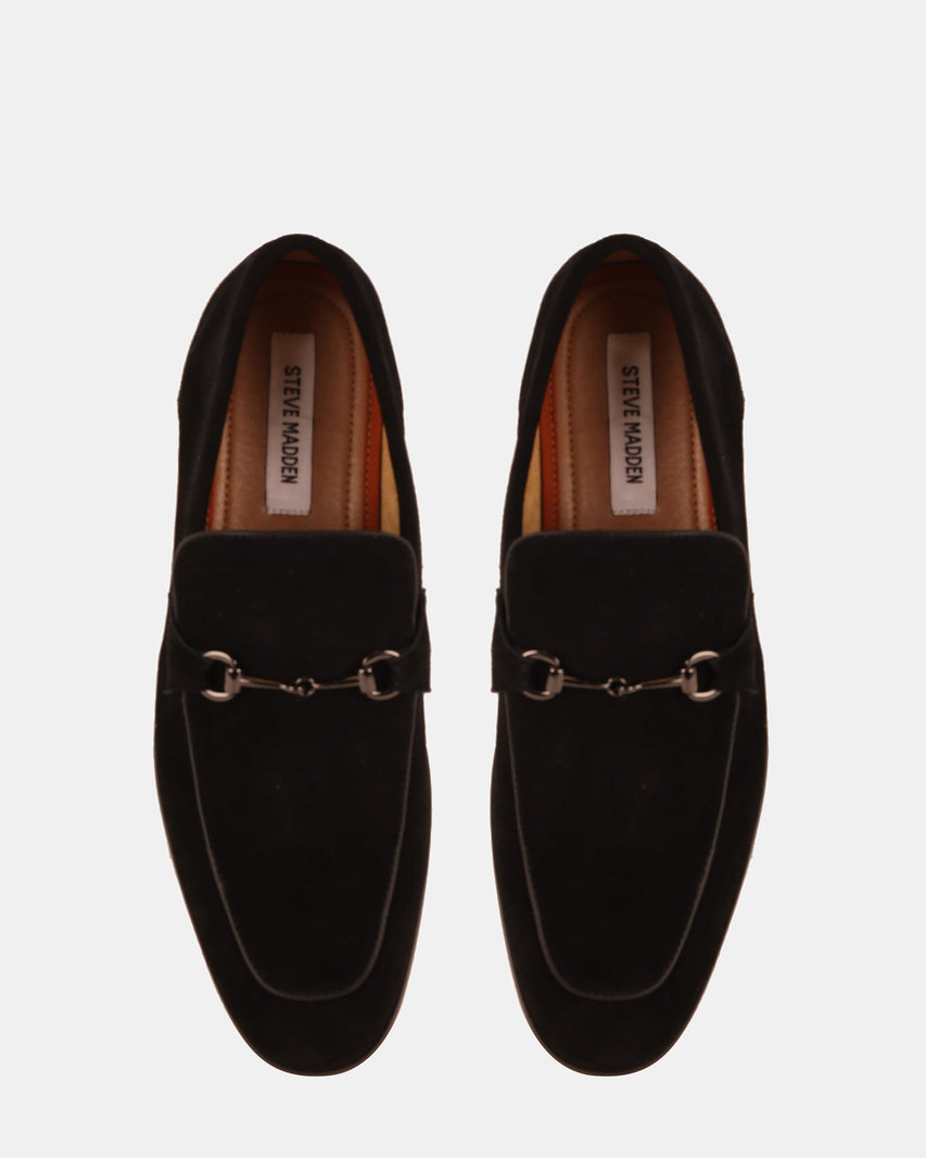 RICKTER BLACK SUEDE - Men's Shoes - Steve Madden Canada