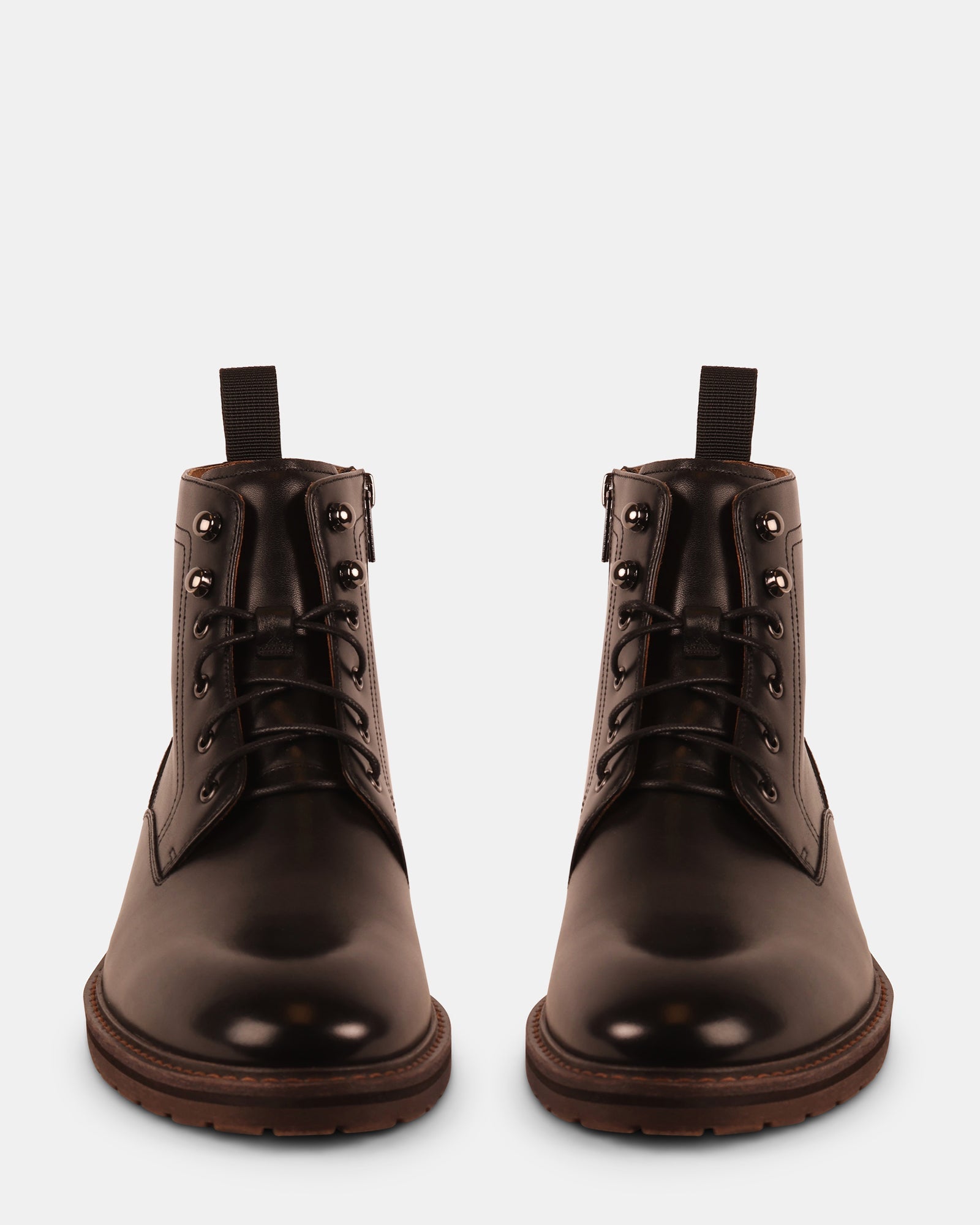 RICHTMON BLACK LEATHER - Men's Shoes - Steve Madden Canada