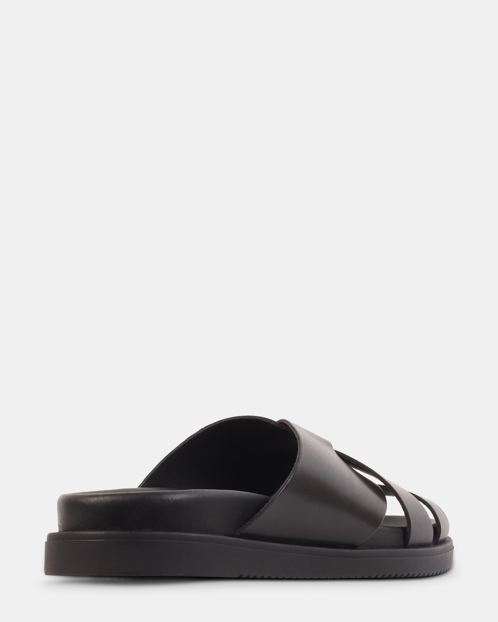 ROVERO BLACK LEATHER - Men's Shoes - Steve Madden Canada