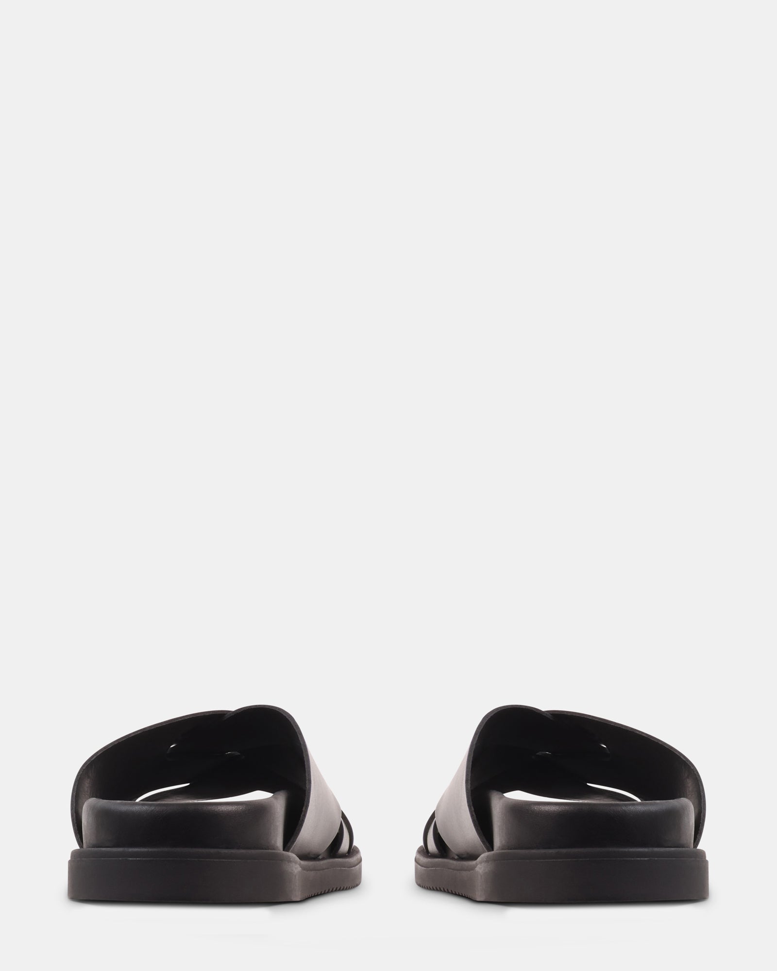 ROVERO BLACK LEATHER - Men's Shoes - Steve Madden Canada