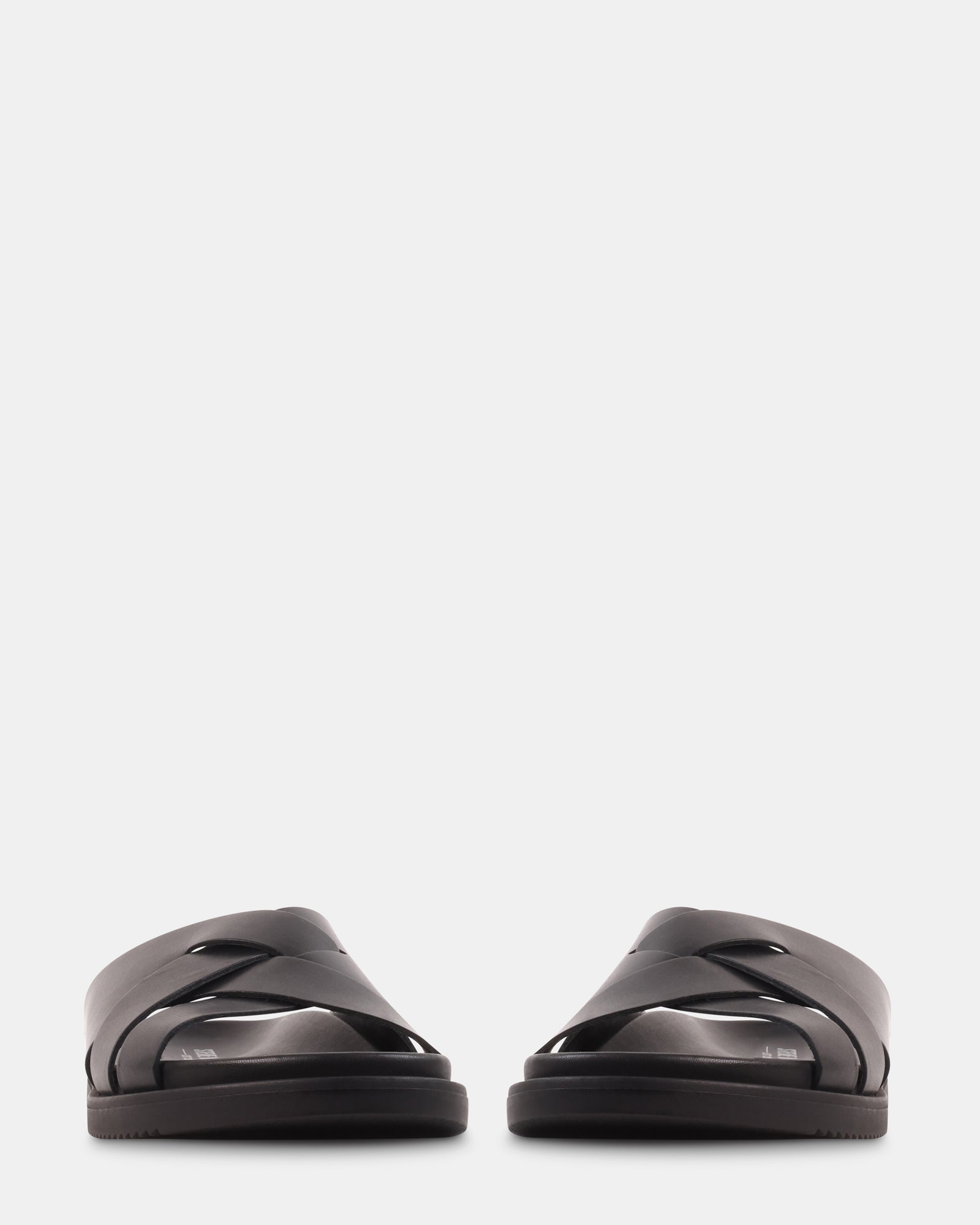 ROVERO BLACK LEATHER - Men's Shoes - Steve Madden Canada