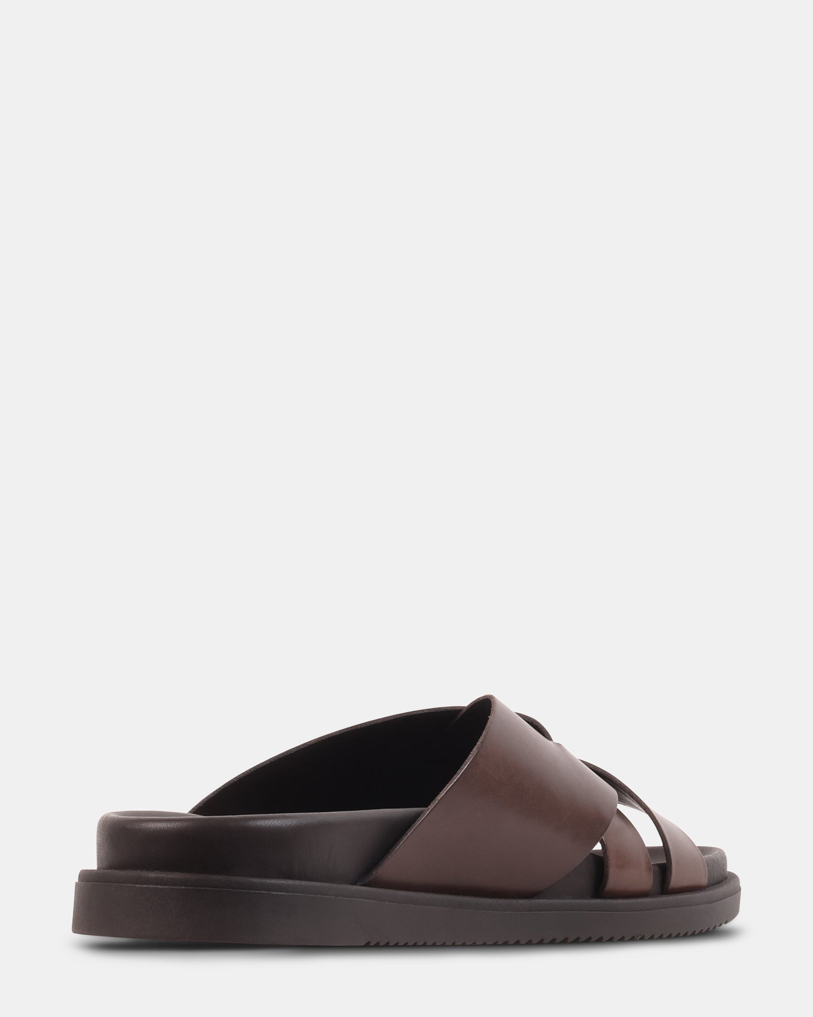 ROVERO BROWN LEATHER - Men's Shoes - Steve Madden Canada