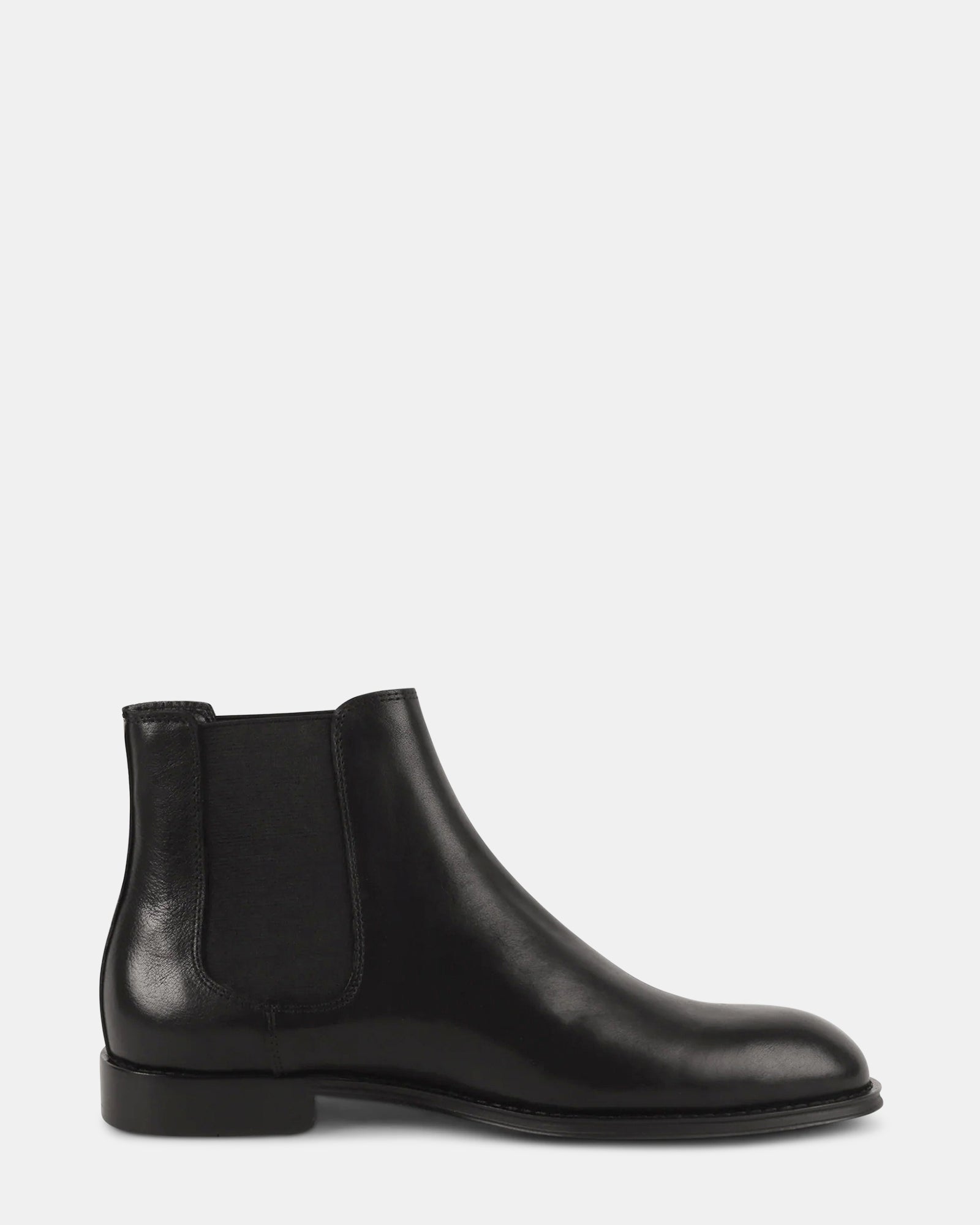 SLEVIN BLACK LEATHER - Men's Shoes - Steve Madden Canada
