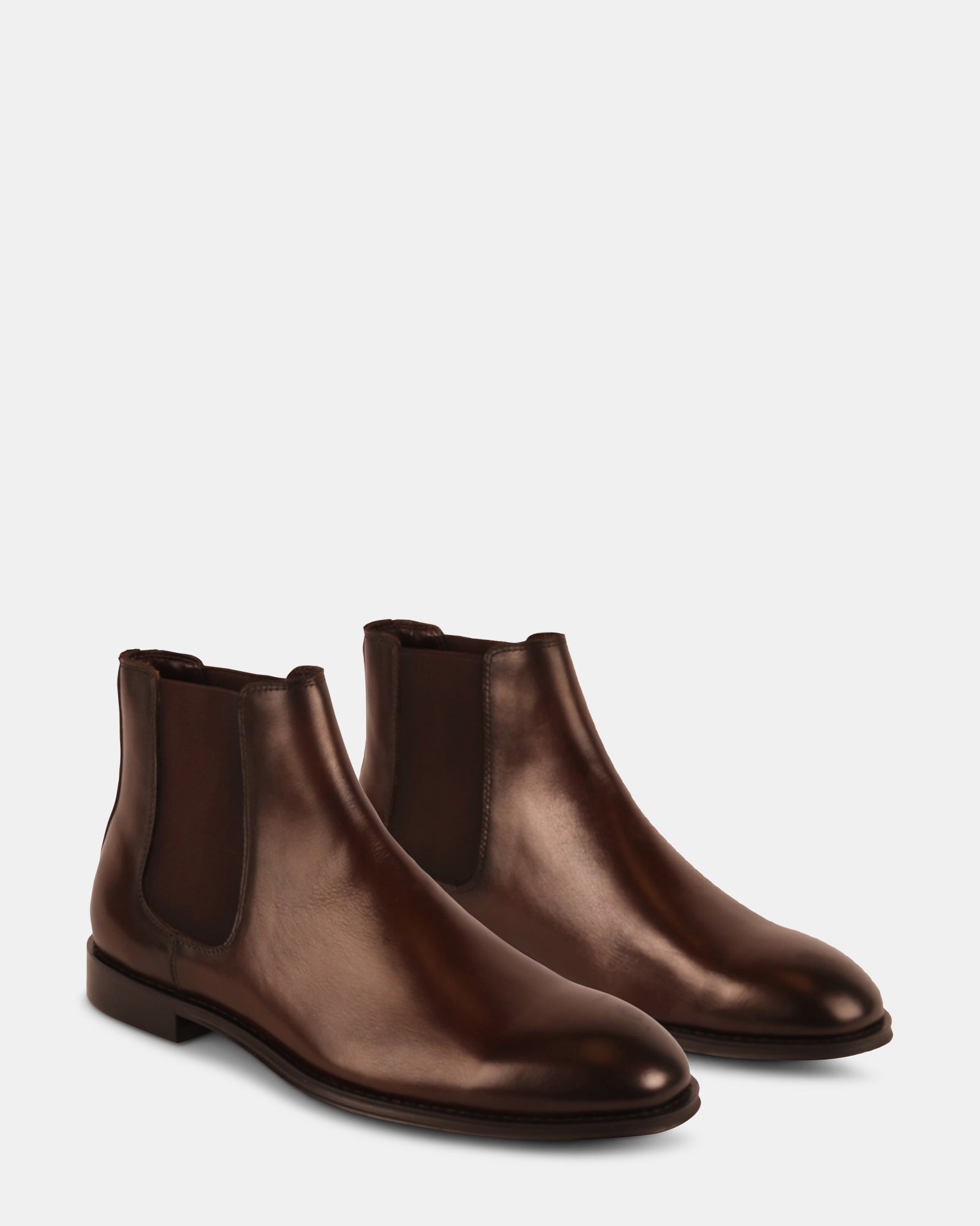 SLEVIN BROWN LEATHER - Men's Shoes - Steve Madden Canada