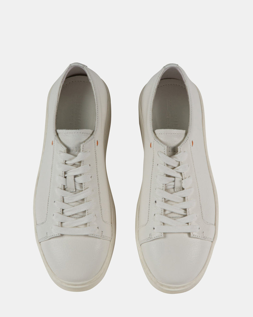 STANDARD WHITE LEATHER - Men's Shoes - Steve Madden Canada