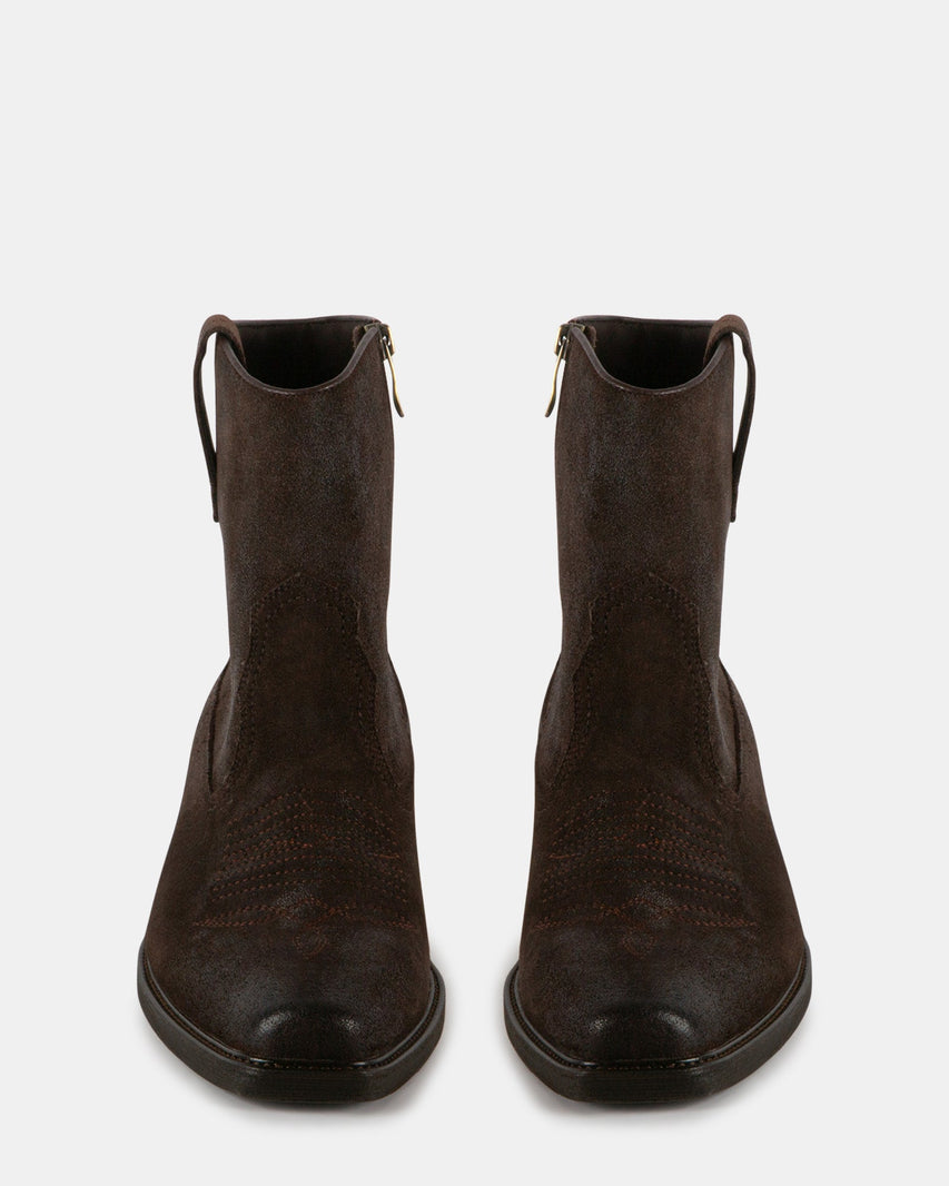 STERGIS BROWN SUEDE - Men's Shoes - Steve Madden Canada