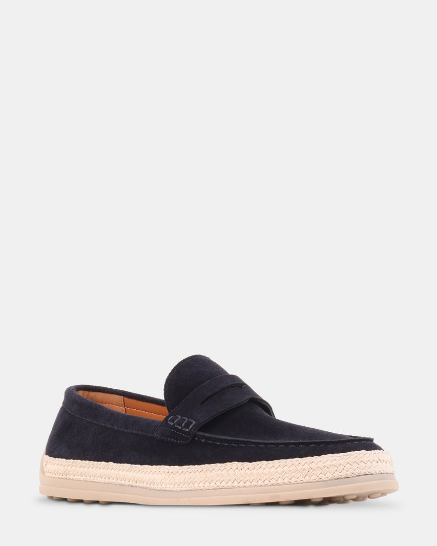 TATUMM NAVY SUEDE - Men's Shoes - Steve Madden Canada