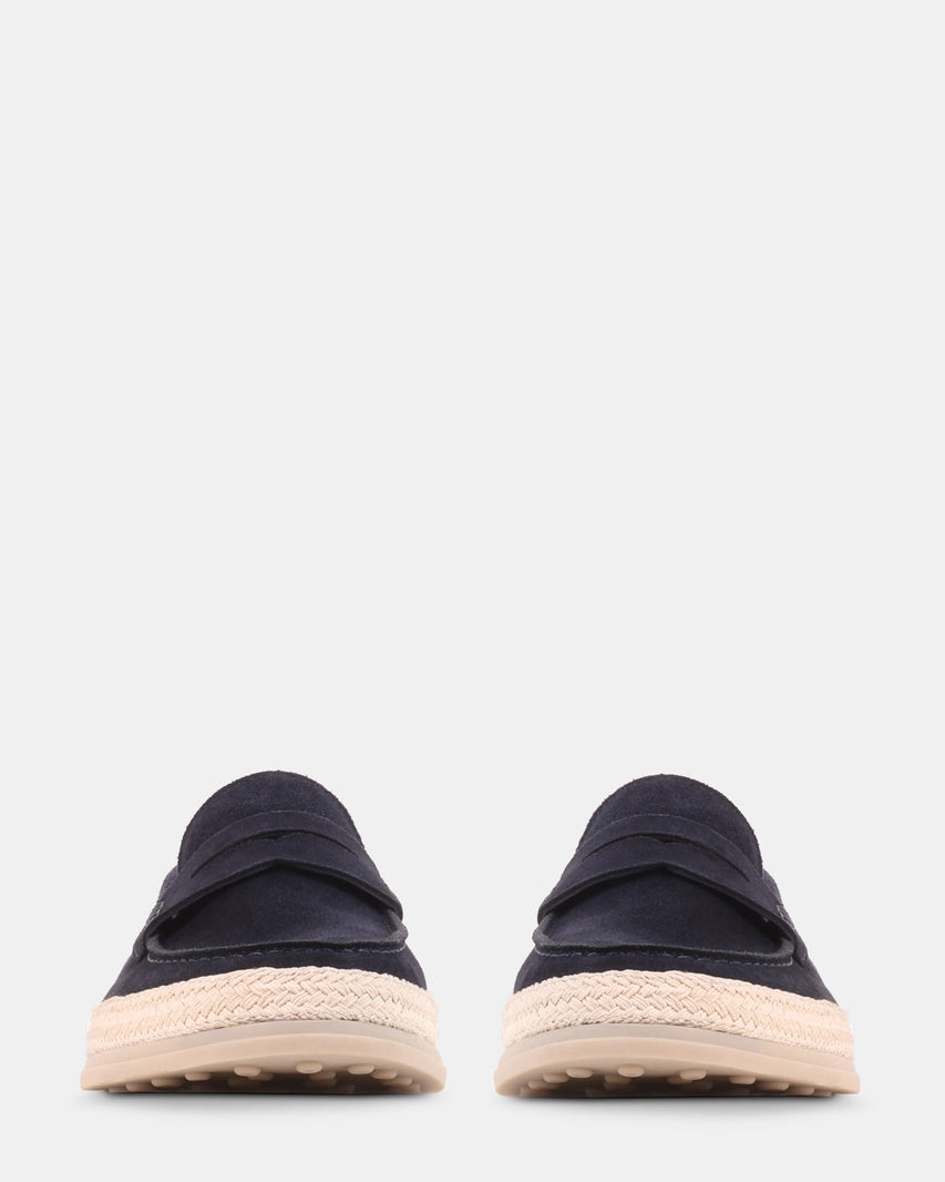 TATUMM NAVY SUEDE - Men's Shoes - Steve Madden Canada