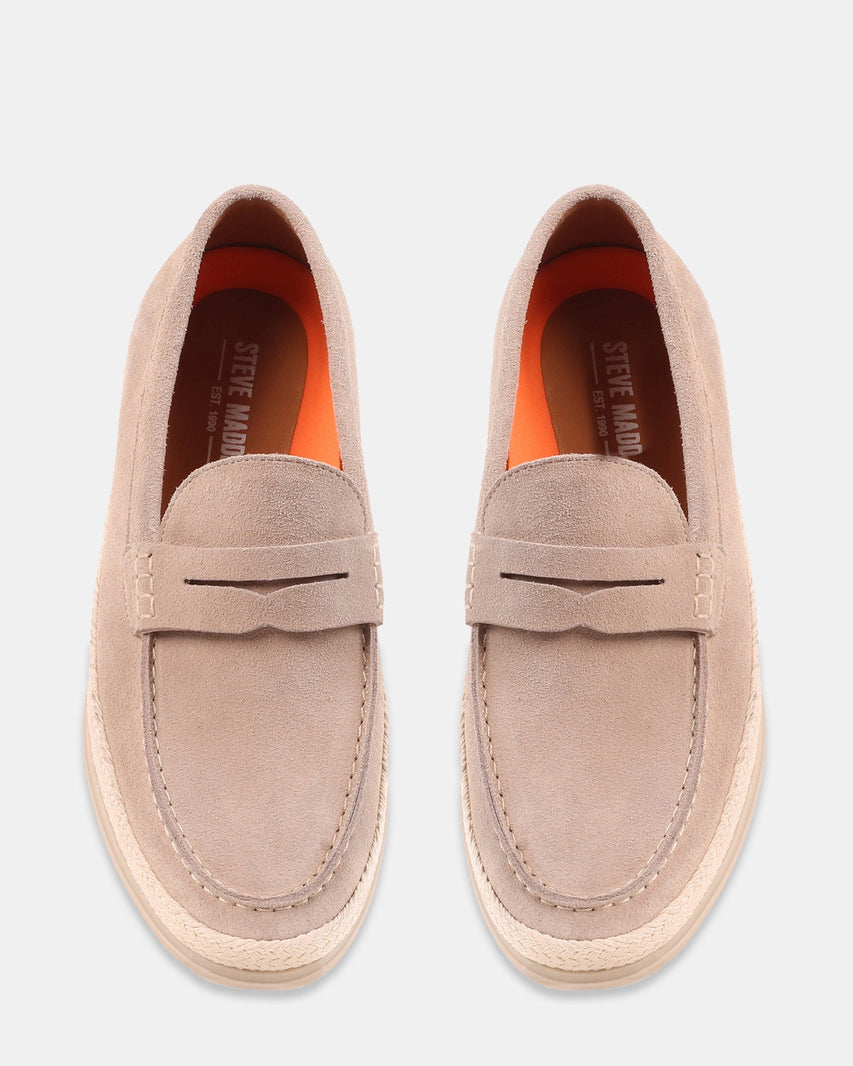 TATUMM TAUPE SUEDE - Men's Shoes - Steve Madden Canada