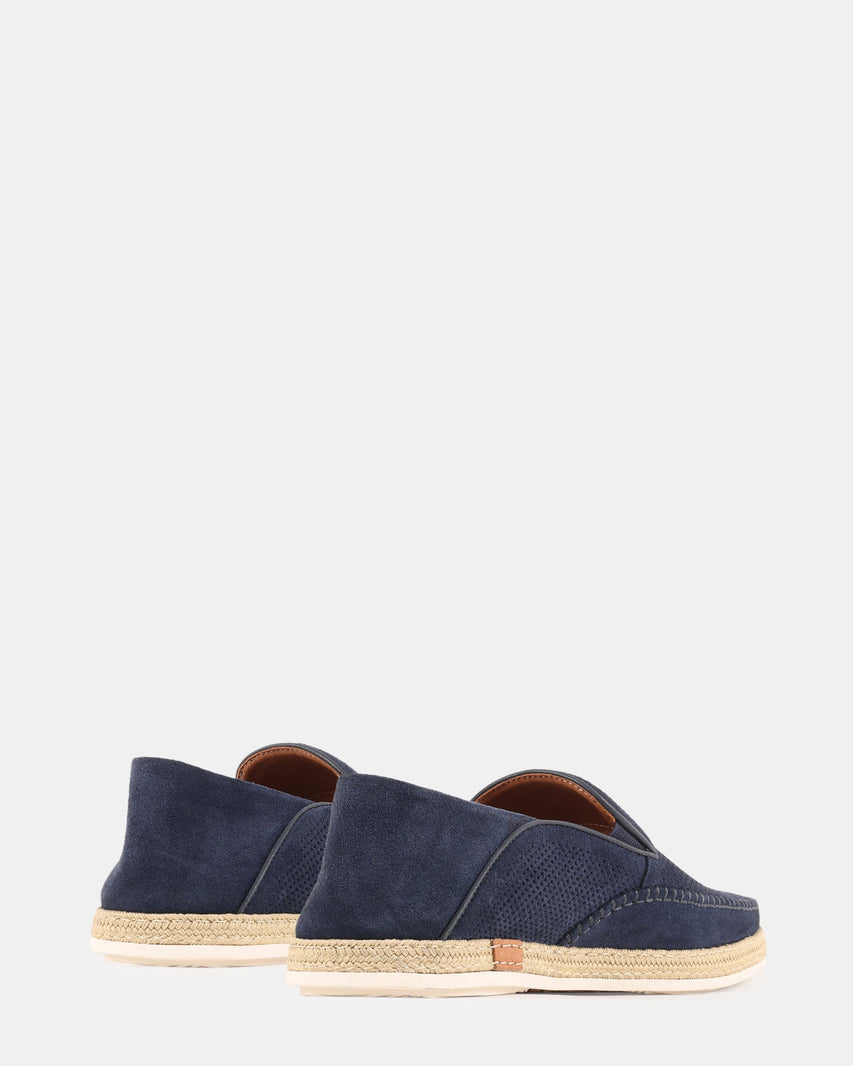 THIAGO NAVY SUEDE - Men's Shoes - Steve Madden Canada