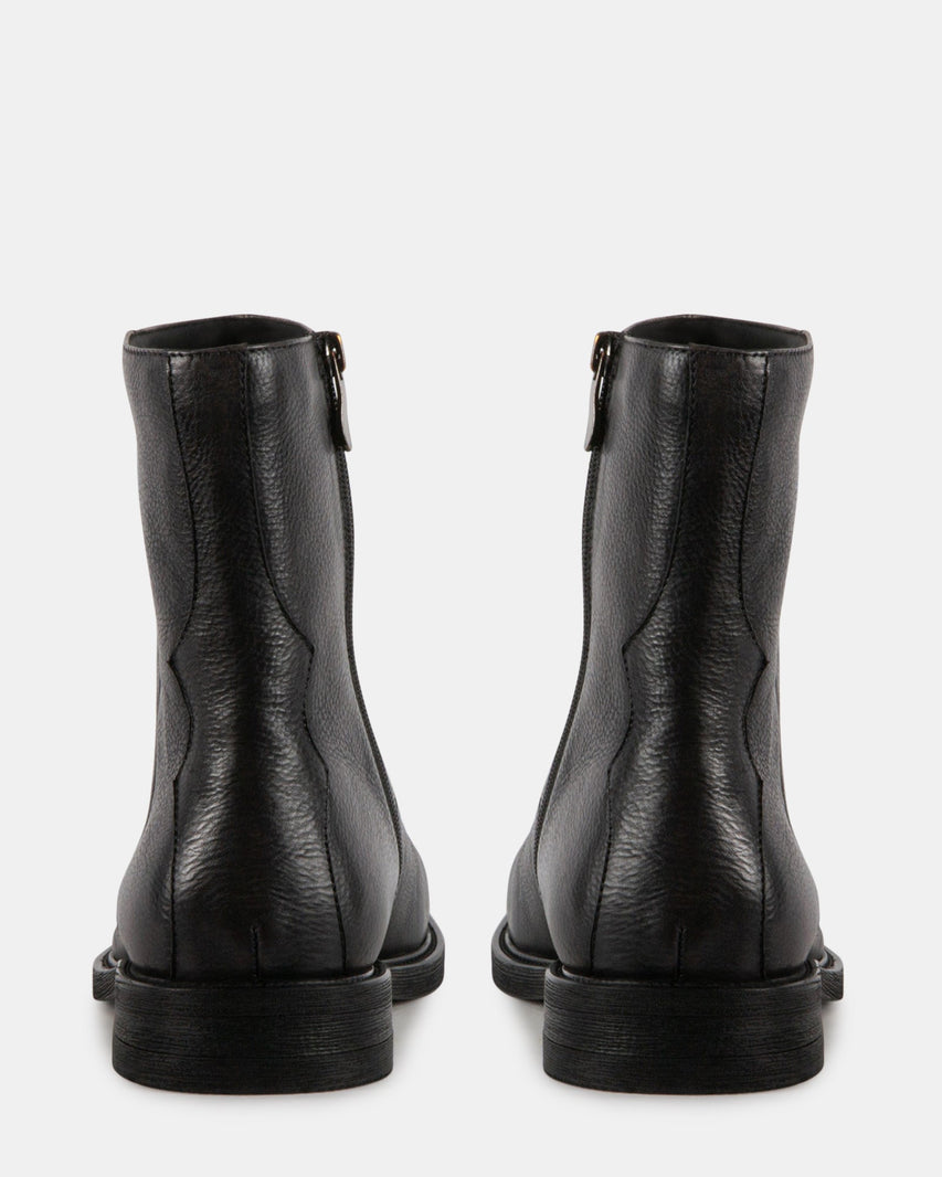 TRAVERSE BLACK LEATHER - Men's Shoes - Steve Madden Canada