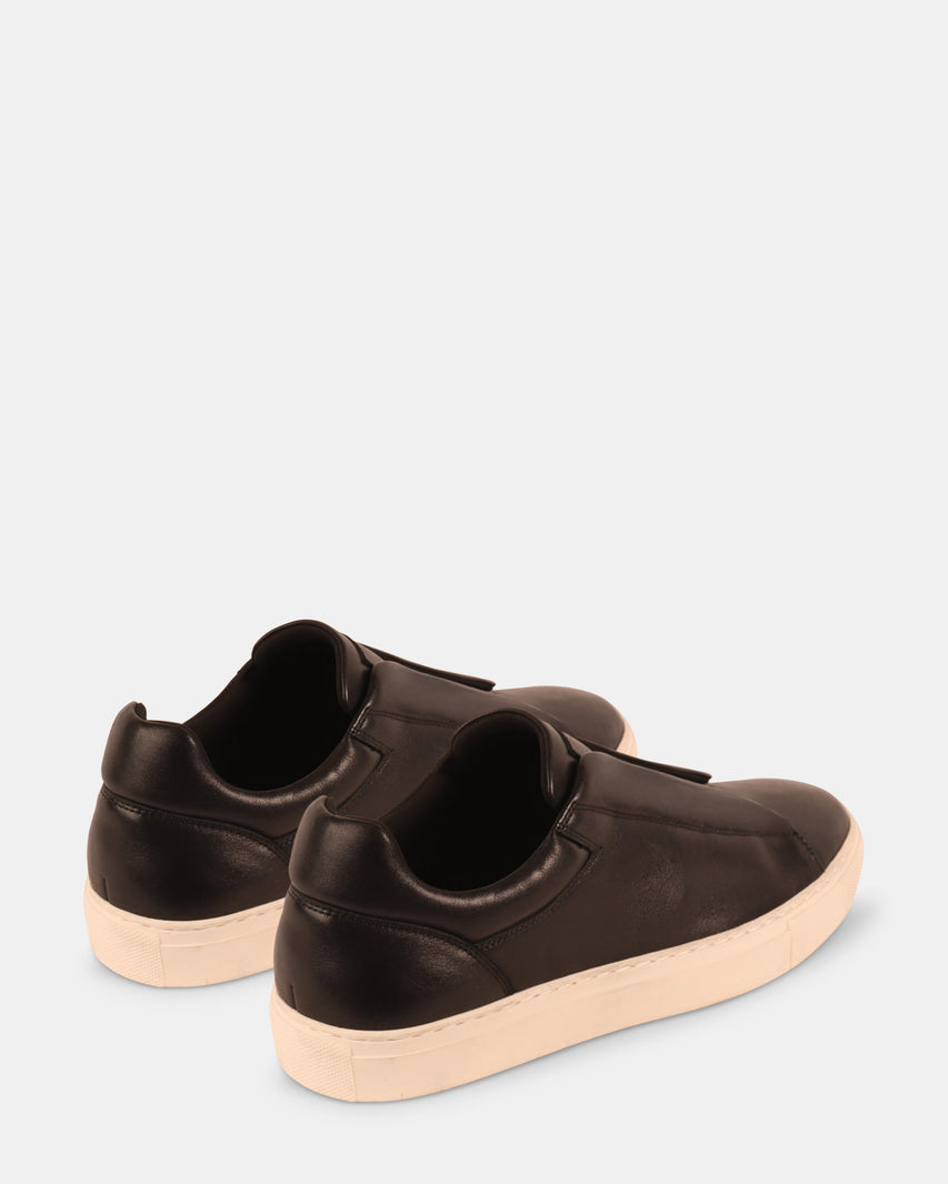 TREY BLACK LEATHER - Men's Shoes - Steve Madden Canada