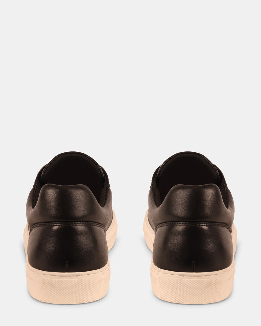 TREY BLACK LEATHER - Men's Shoes - Steve Madden Canada