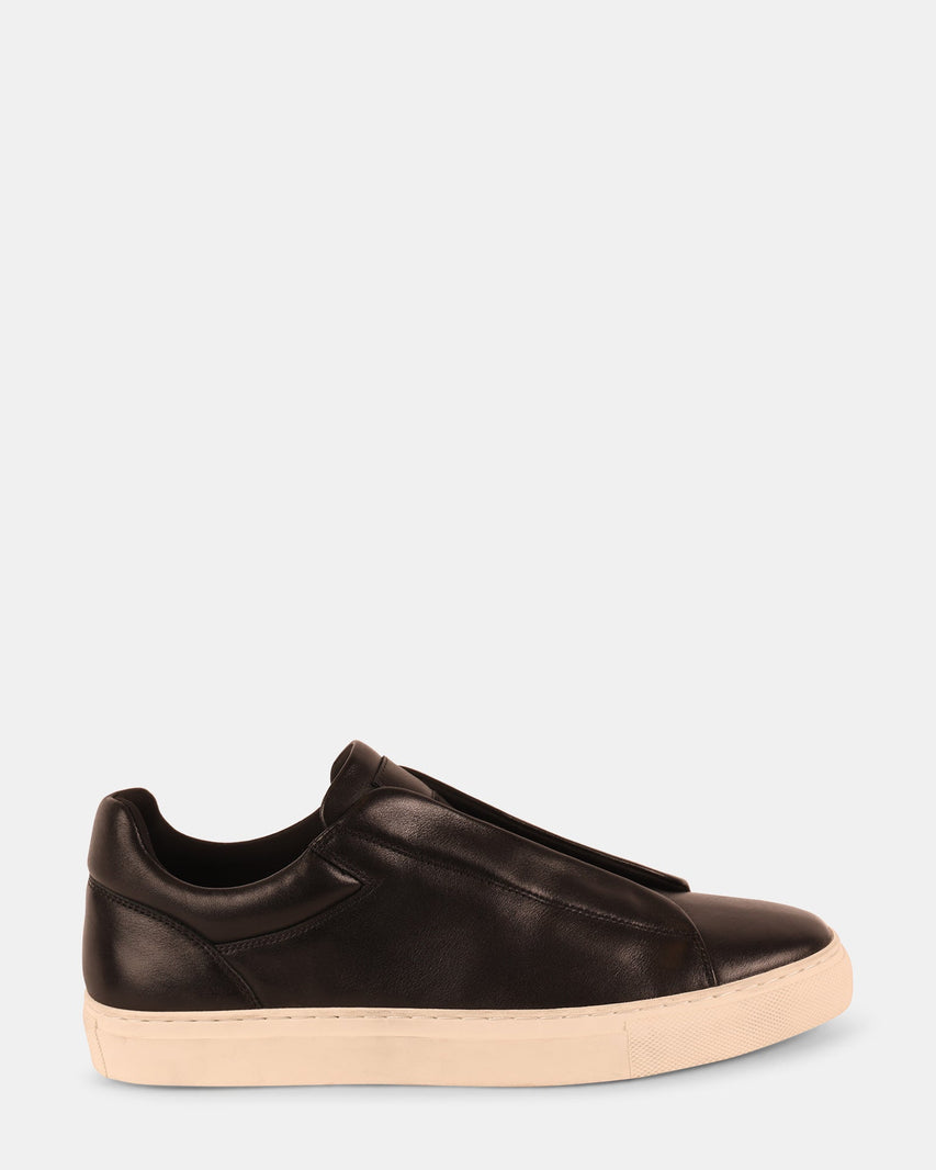 TREY BLACK LEATHER - Men's Shoes - Steve Madden Canada