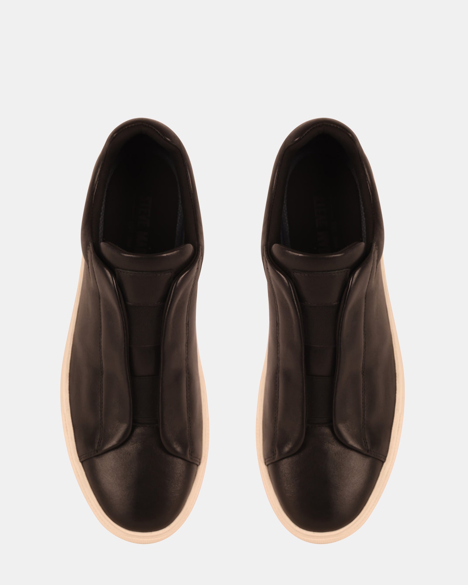 TREY BLACK LEATHER - Men's Shoes - Steve Madden Canada