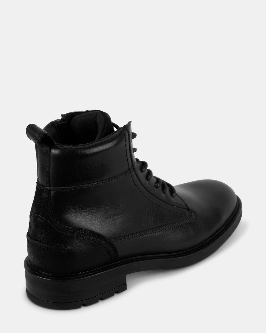 UNCANNY BLACK LEATHER - Men's Shoes - Steve Madden Canada
