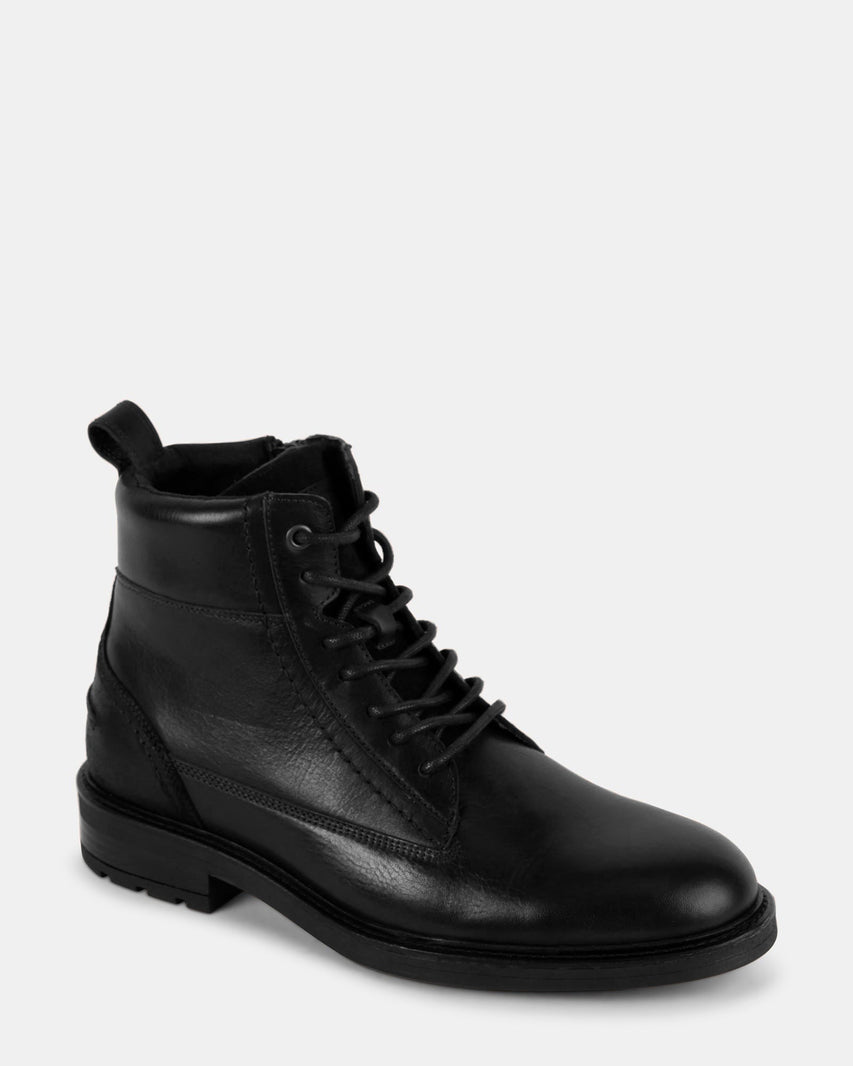 UNCANNY BLACK LEATHER - Men's Shoes - Steve Madden Canada