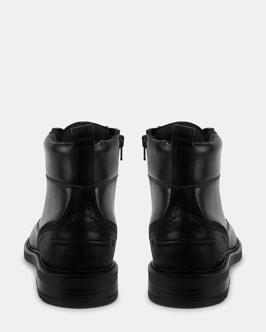 UNCANNY BLACK LEATHER - Men's Shoes - Steve Madden Canada