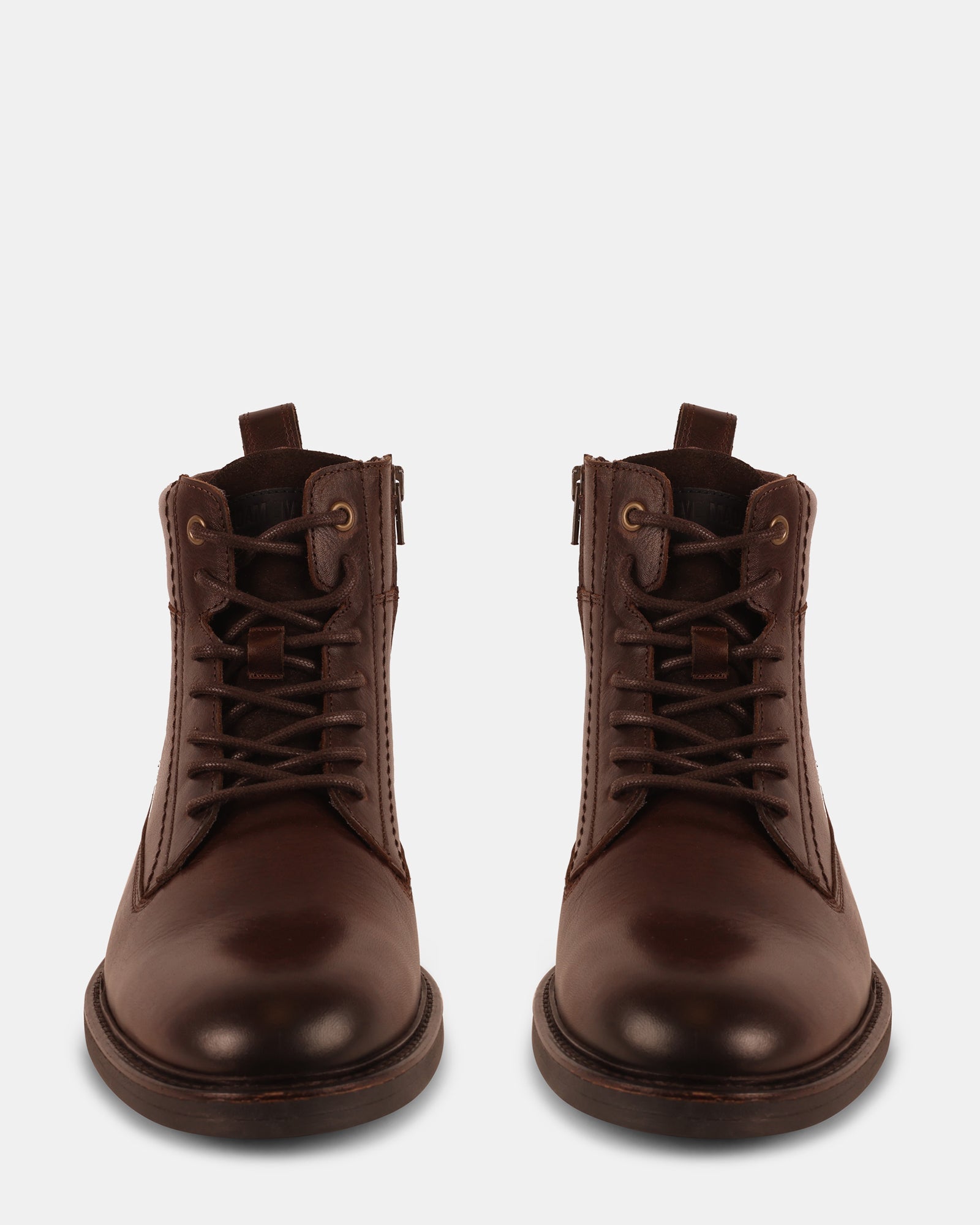 UNCANNY BROWN LEATHER - Men's Shoes - Steve Madden Canada