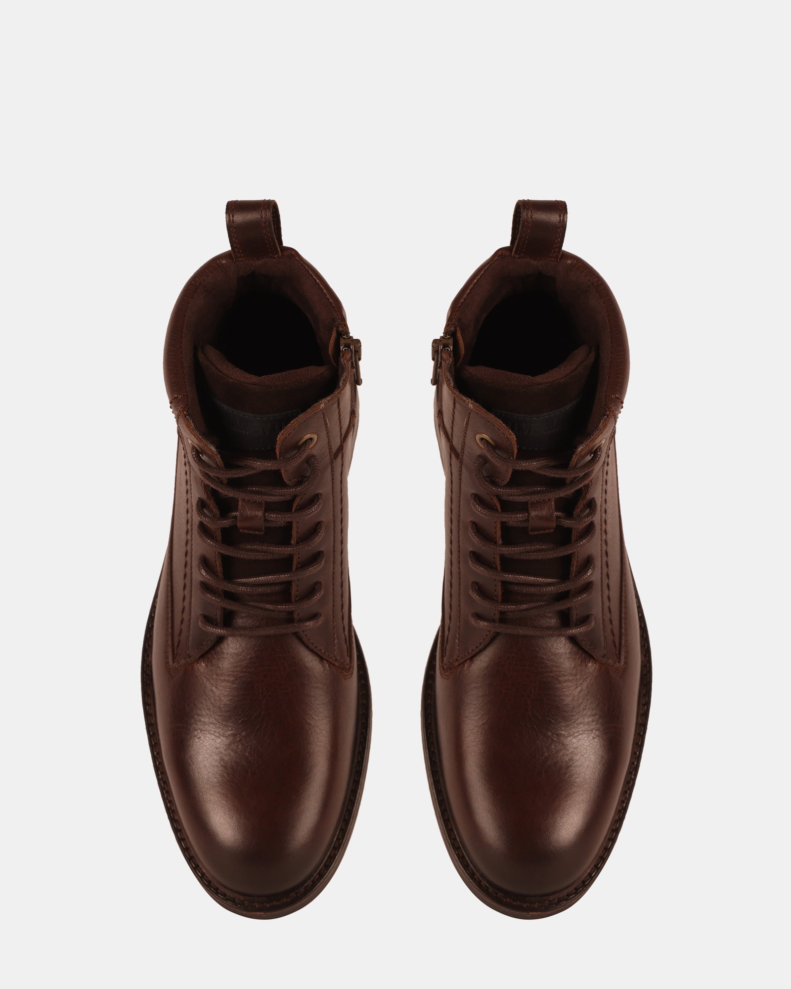 UNCANNY BROWN LEATHER - Men's Shoes - Steve Madden Canada