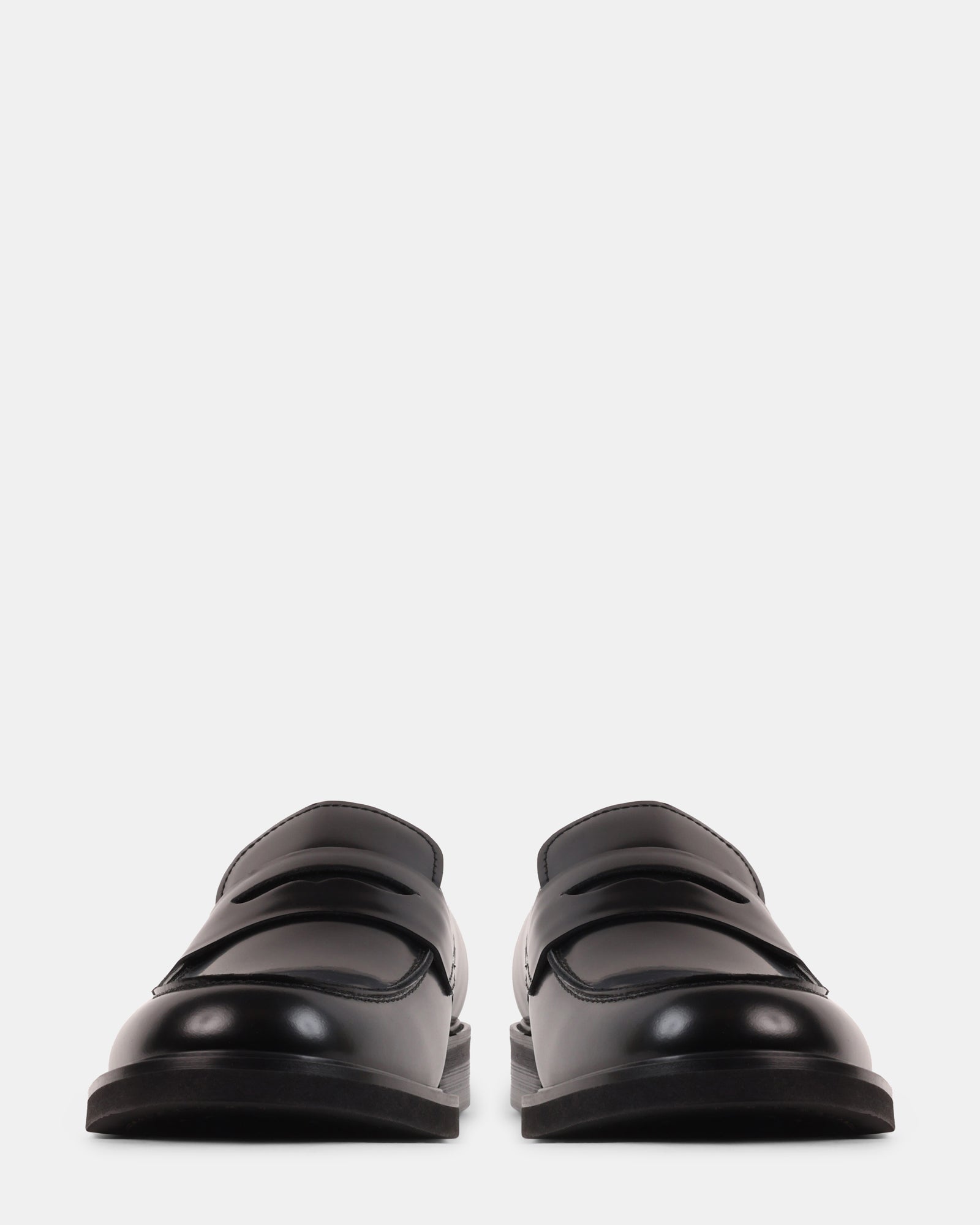 VANCEEE BLACK LEATHER - Men's Shoes - Steve Madden Canada