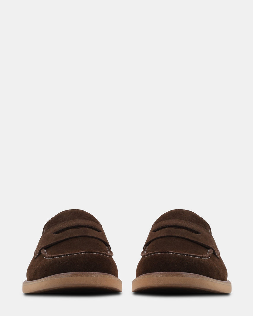 VANCEEE BROWN SUEDE - Men's Shoes - Steve Madden Canada