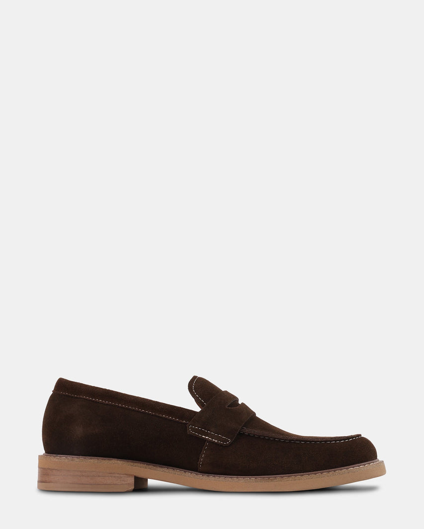 VANCEEE BROWN SUEDE - Men's Shoes - Steve Madden Canada