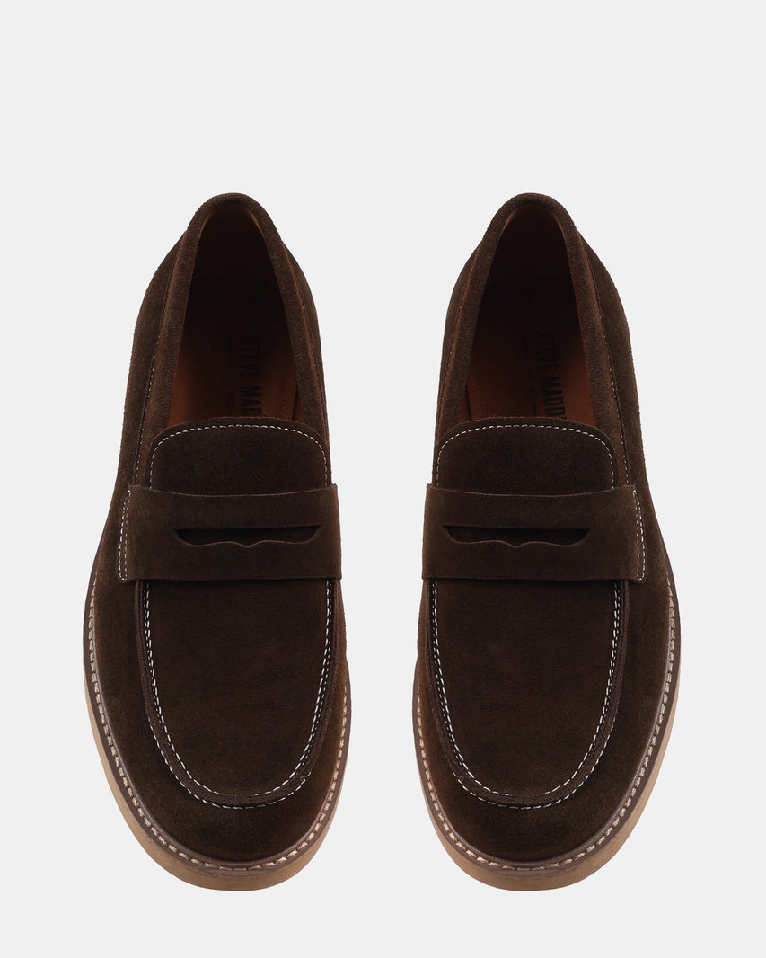 VANCEEE BROWN SUEDE - Men's Shoes - Steve Madden Canada