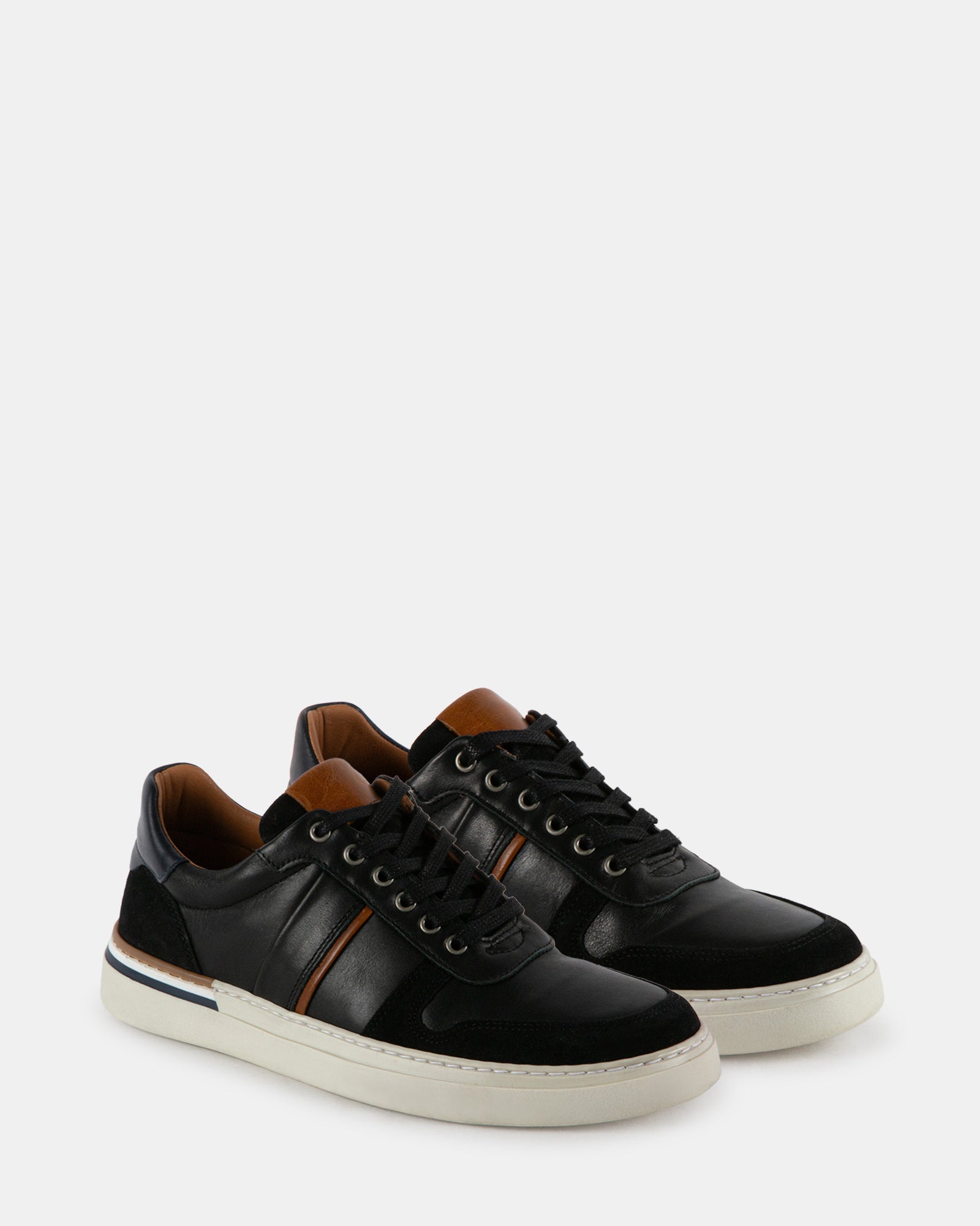 WAYLINN BLACK LEATHER - Men's Shoes - Steve Madden Canada